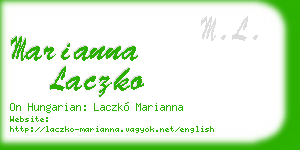 marianna laczko business card